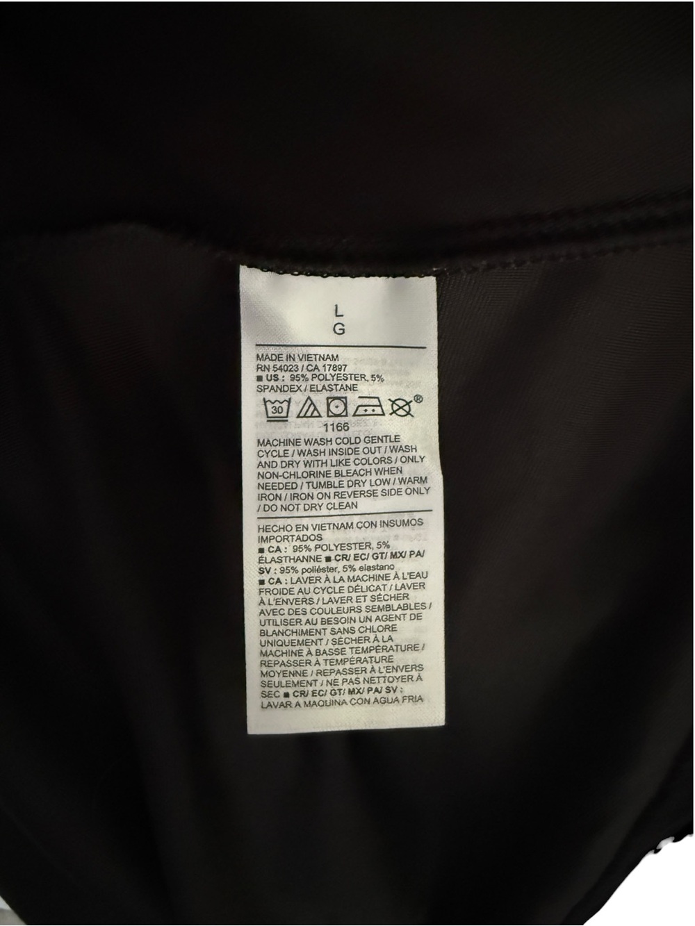 Old Navy Witchy Black Stretch Velvet Scoop Neck Long Sleeve Dress Large - Picture 6 of 7